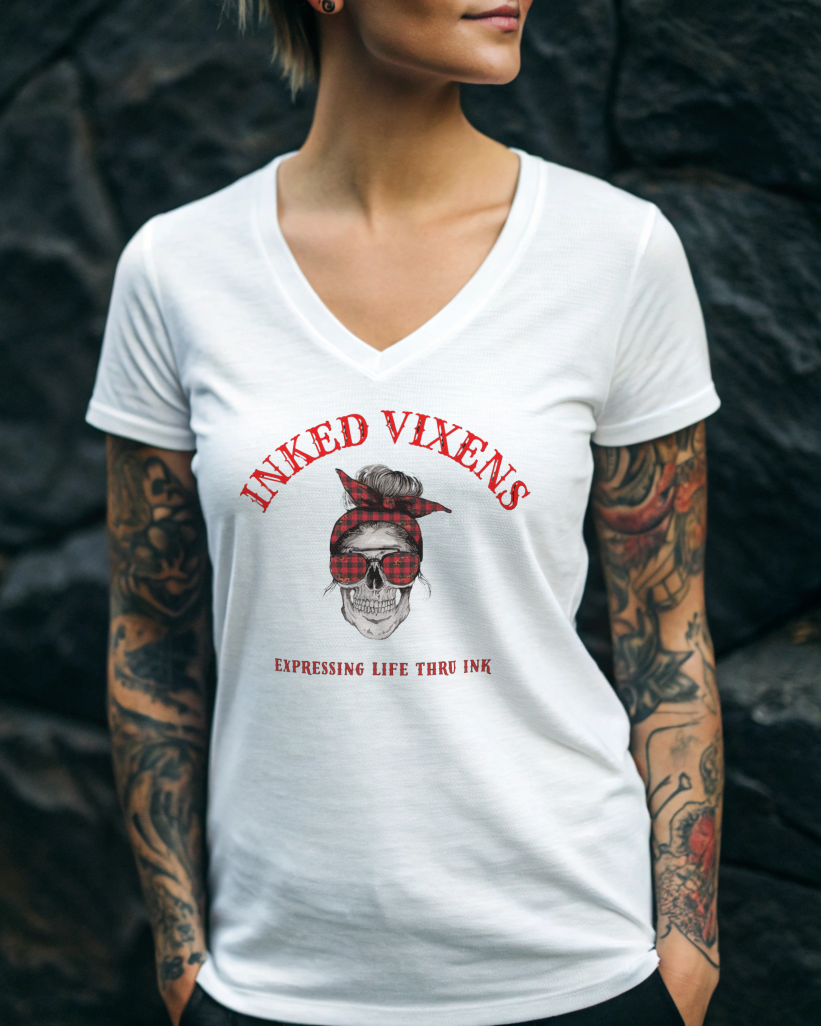Inked Vixens V neck