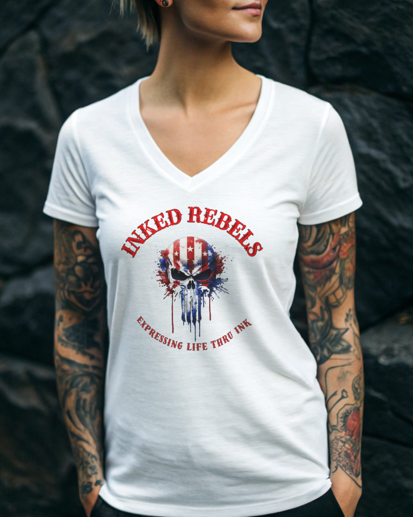 Inked Rebels Women's V Neck
